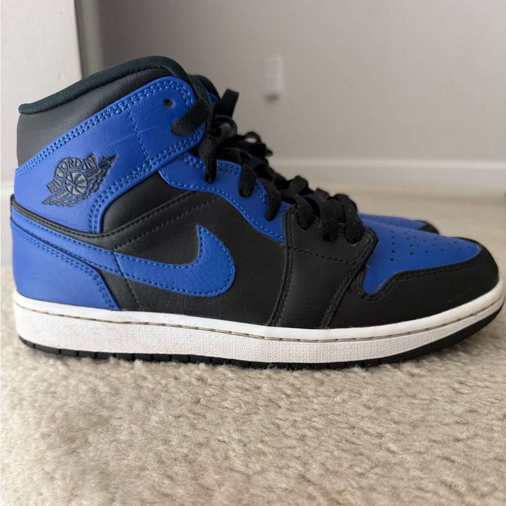 Nike Jordan Athletic Shoes - Black and Blue